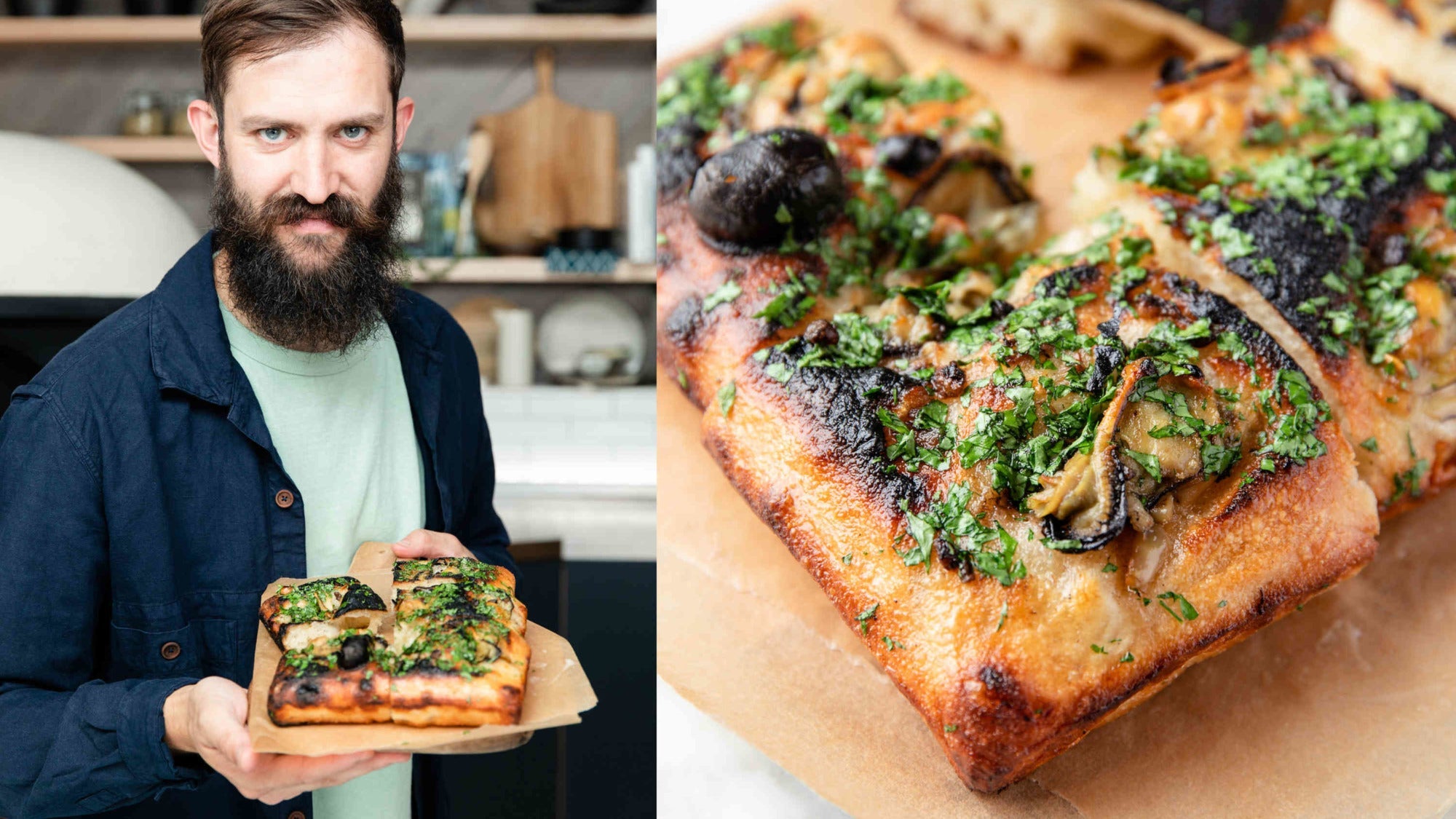 Oyster & Bone Marrow Detroit Style Pizza Recipe | Gozney