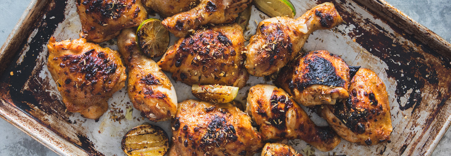 Beer Marinated Chicken with Spicy Fennel Salt - Gozney recipe poster image