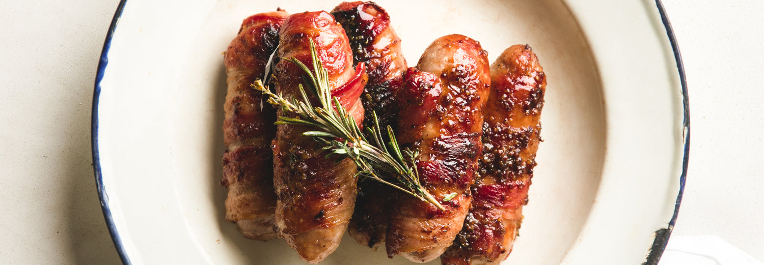 Pigs in Blankets - Roccbox - Gozney recipe poster image