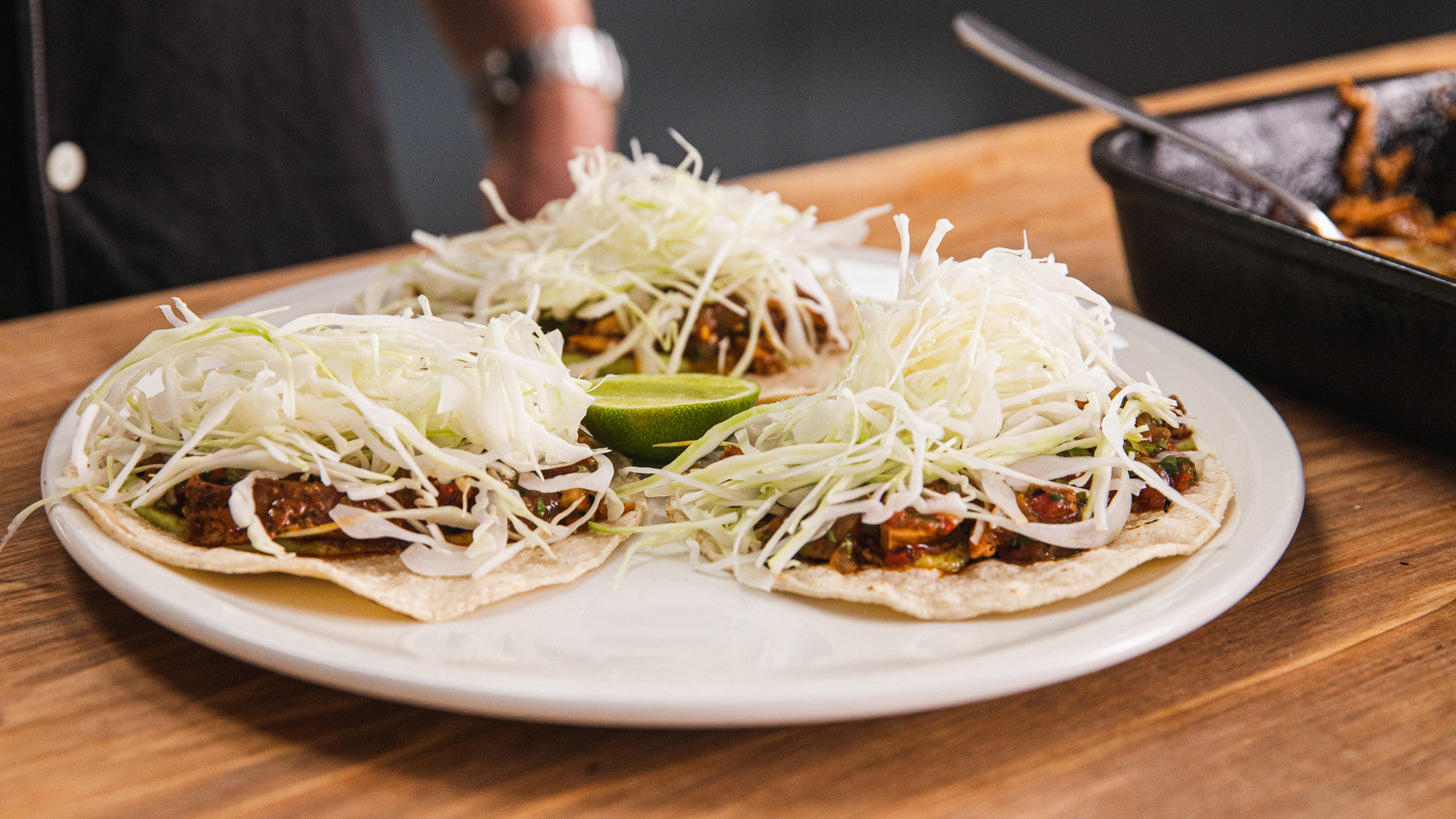 Chicken tacos with burnt salsa - Roccbox