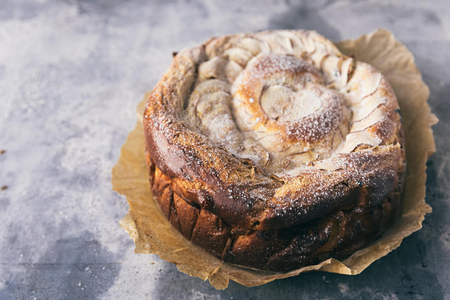 Caramelized Apple Brioche recipe poster image