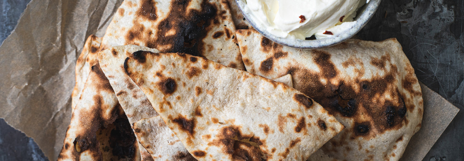 Easy Foolproof Flatbreads - Gozney . Roccbox recipe poster image