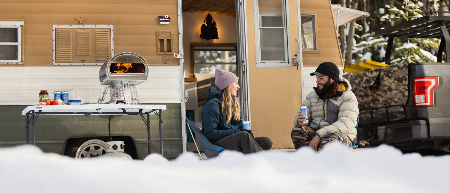 How to use your Roccbox during winter - Cooking outside all year long!