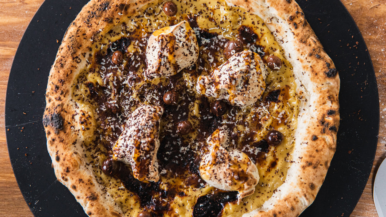 The Ultimate Dessert Pizza Recipes List - Gozney . pizza oven recipe poster image