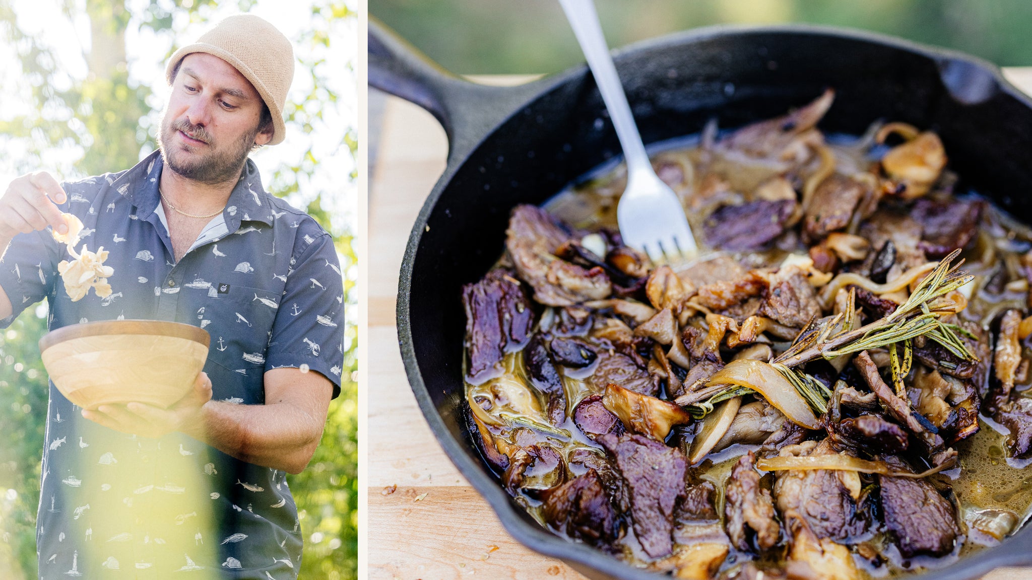 Beef Short Ribs and Wild Mushrooms