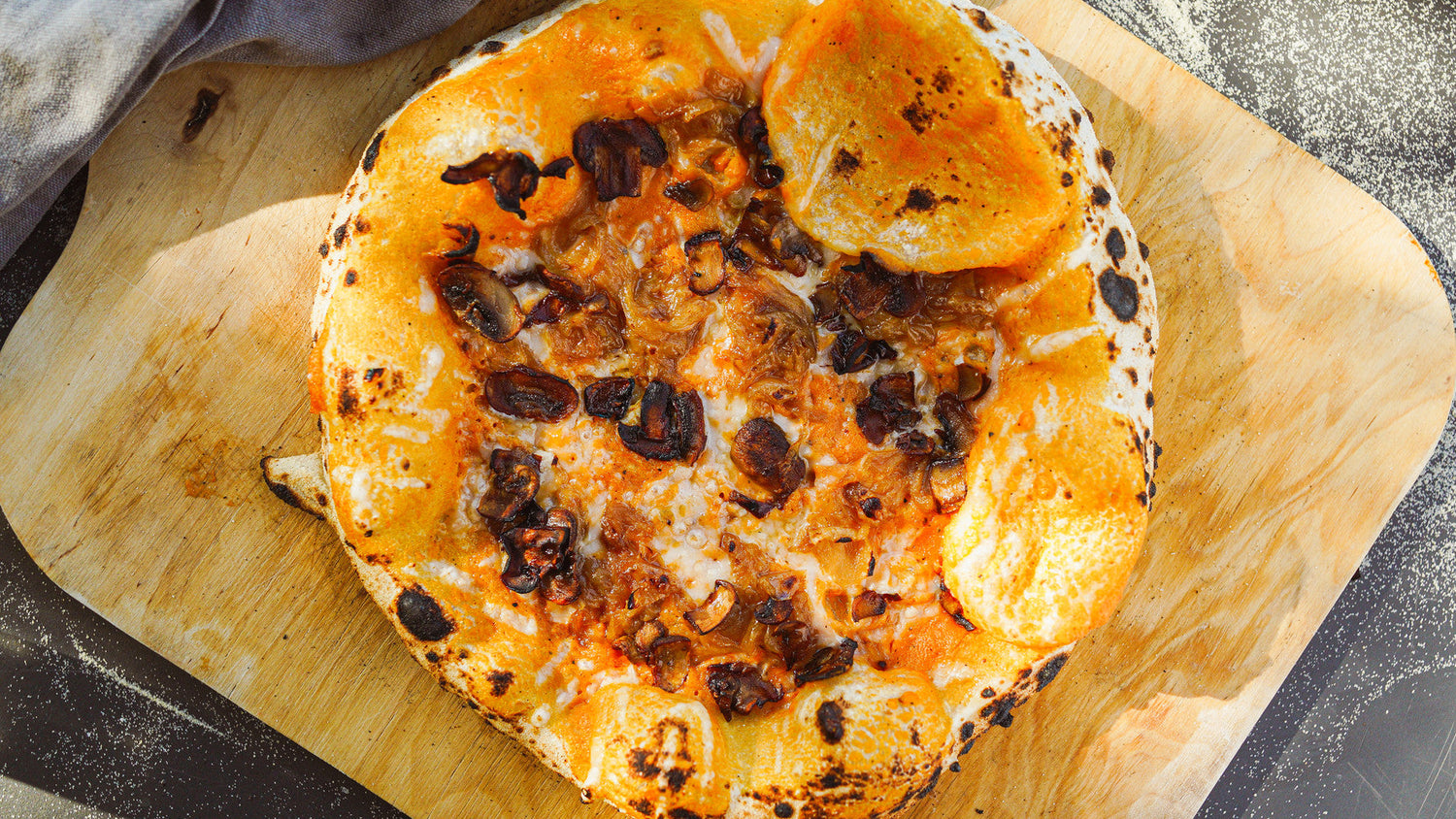 Sweet Potato Pizza - Gozney Recipes - Pizza oven recipe poster image