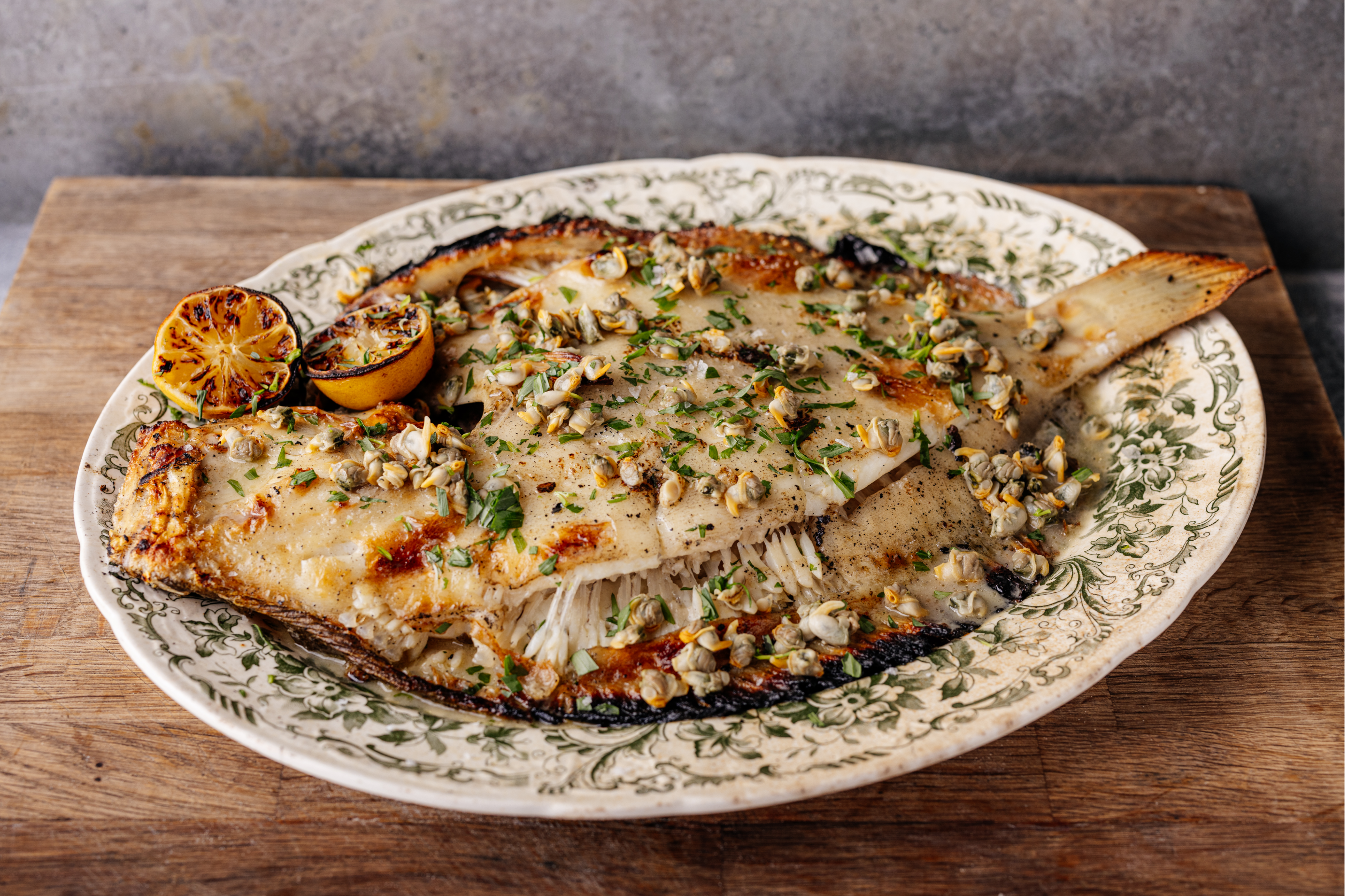 Wood-Fired Turbot Recipe | Whole Fish Cooked Over Flame | Gozney