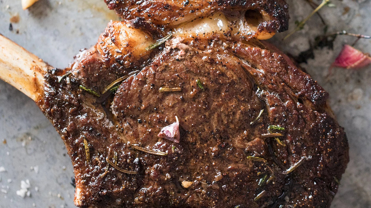 Bone In Rib Eye Bone-In Ribeye Steak Recipe | Outdoor Cooking | Gozney