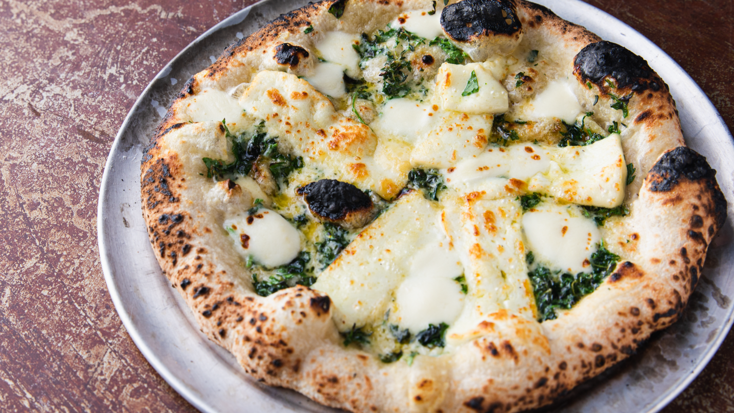 Cheesy Garlic Bread fresh out of the oven recipe poster image