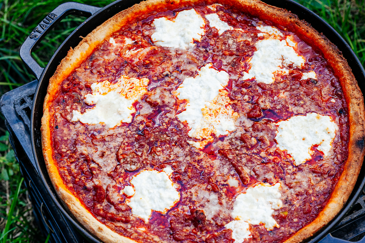 Chicago Deep Dish Pizza Recipe | Gozney