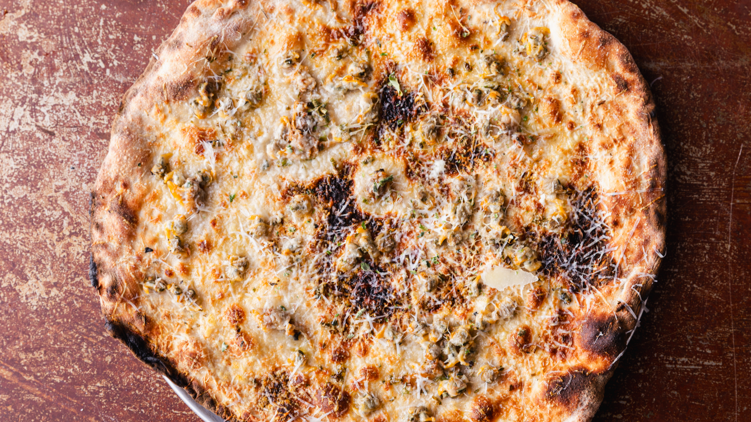 Clam Pizza  recipe poster image