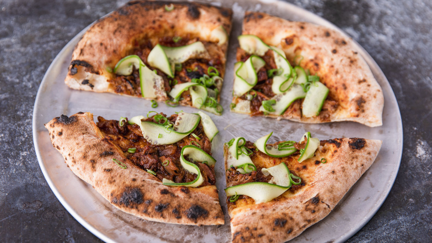 Szechuan Glazed Duck Flatbread