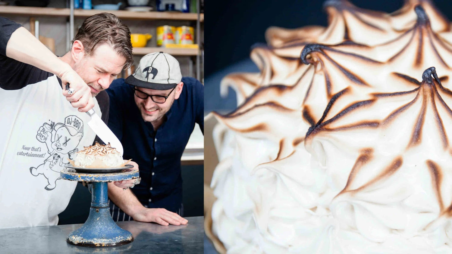 PB&J Baked Alaska recipe poster image