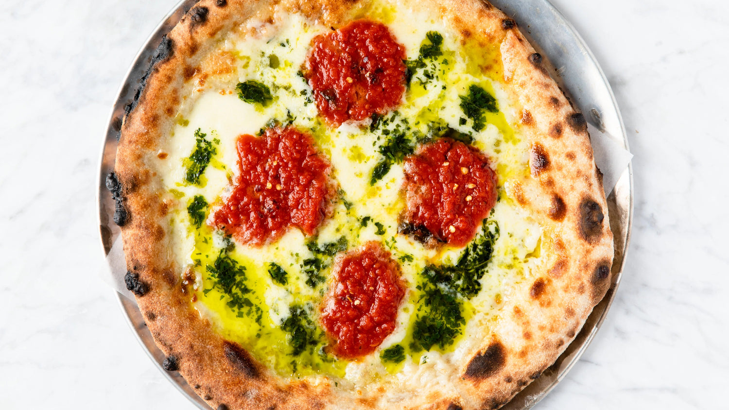 Spicy Margherita New York Style Pizza