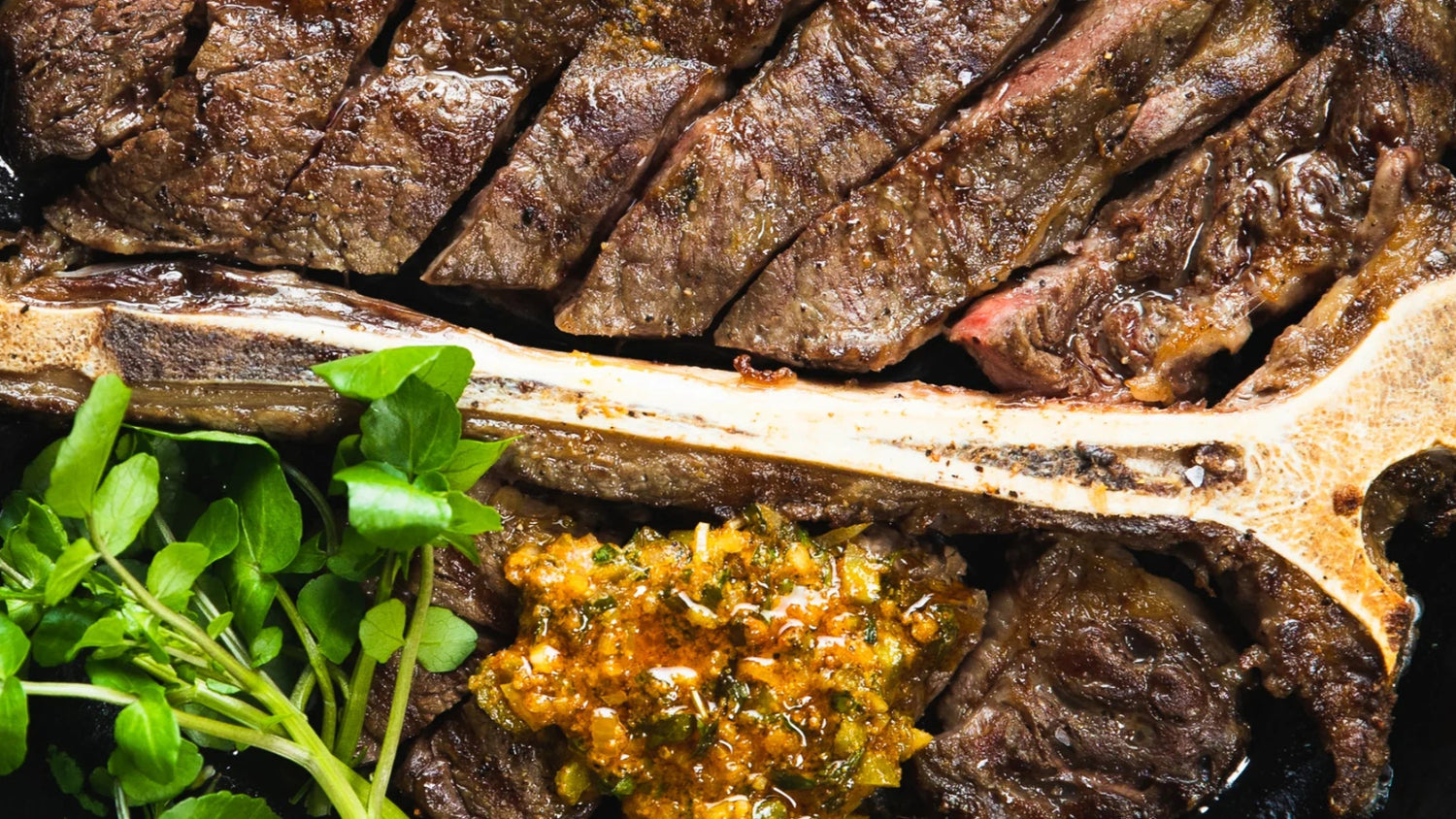 T-Bone Steak with Café De Paris Butter recipe poster image